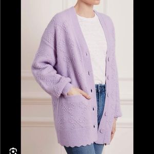 Lilac longline cardigan